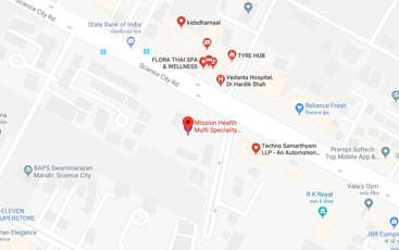 Knee Clinic Ahmedabad Location